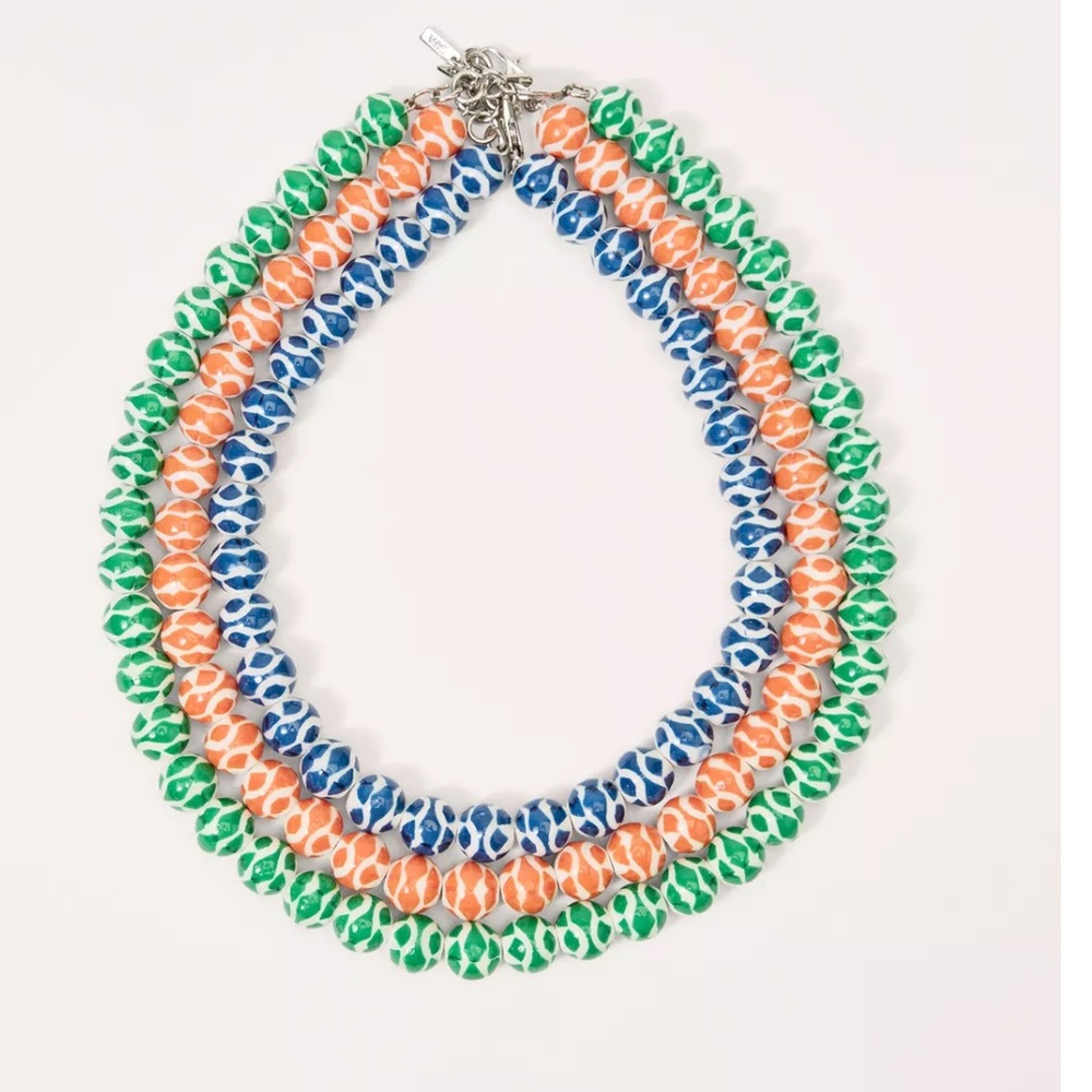 Zara NWT Limited Edition pack of 3 beaded necklaces 1856/187